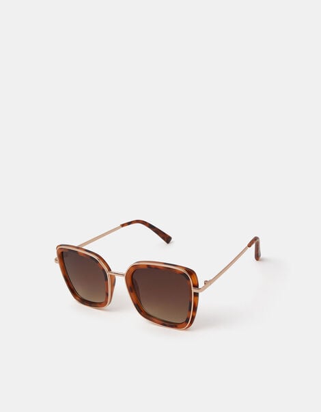 Cat Eye Tort Sunglasses, , large